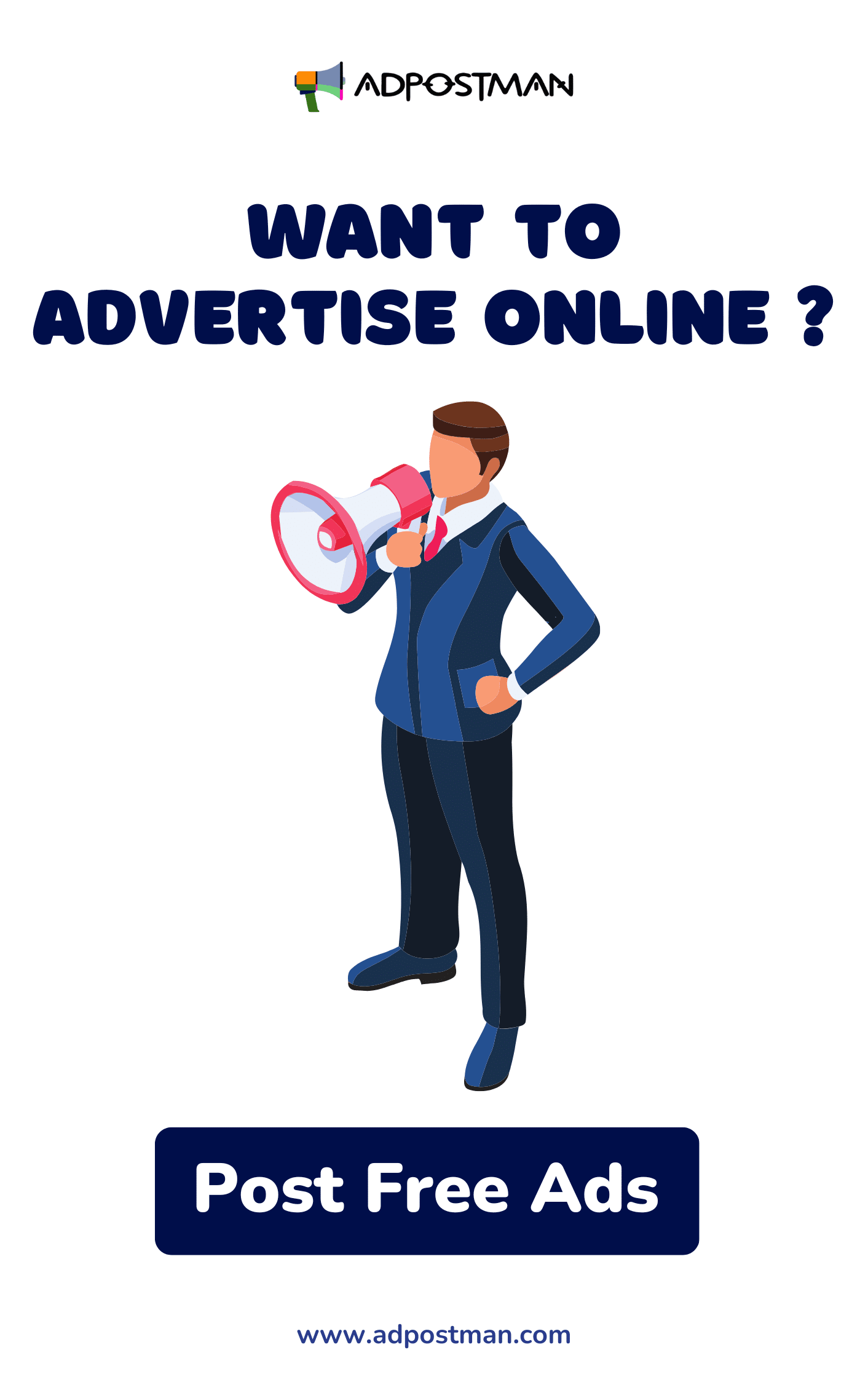ADPOSTMAN - Want to Advertise Online (1412 × 2260 px)