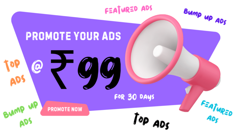 Promote your ads @₹99 for 30 days on Adpostman