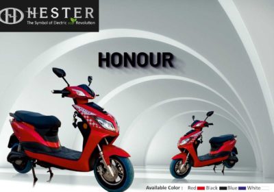 Hester Honour Electric Bike at Jhalamand Circle, Jodhpur