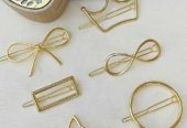 Attractive Women’s Multipack Gold Hair Clip