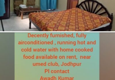 House For Rent Available Near Umed Club, Jodhpur