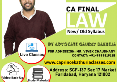 Join CA Prince Kathuria Classes Faridabad Delhi/NCR