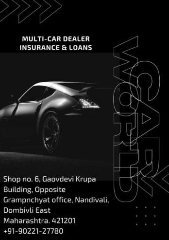 Car World – Multi Car DSA, Insurance & Loan Services