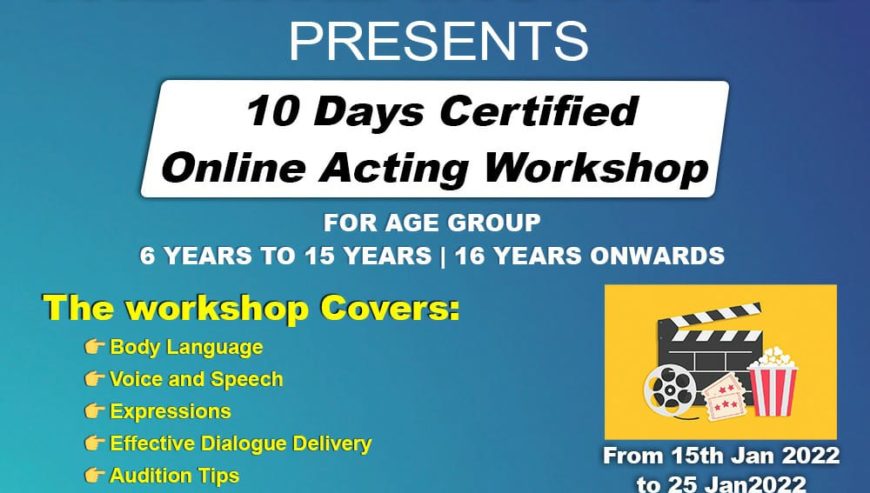 10 Days Certificate Acting Course – Delhi