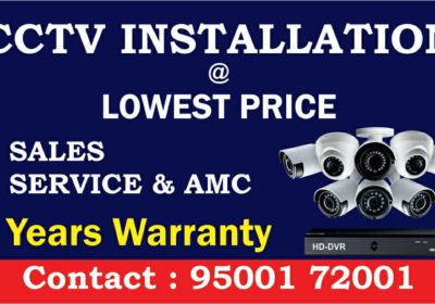 CCTV Installation, Services and AMC in Mambalam, Chennai