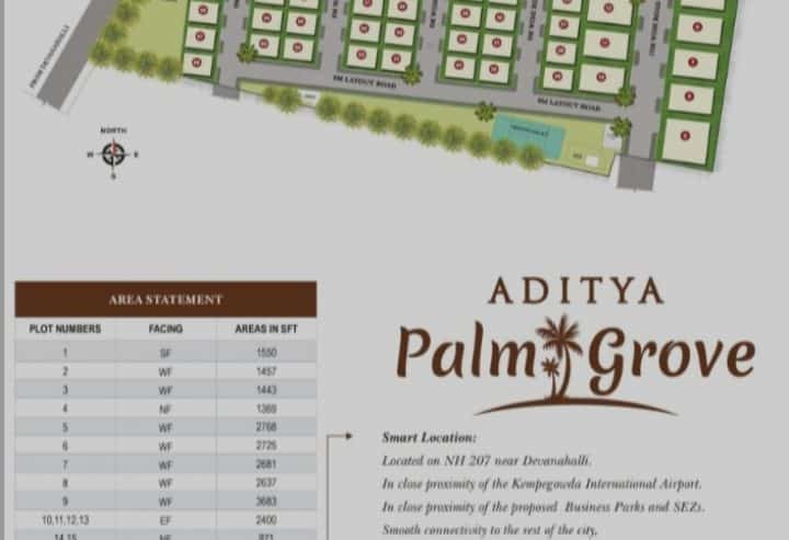 Plots For Sale – Aditya Palm Grove, Devanahalli, Bangalore