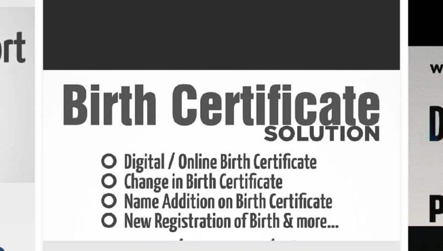 Birth Certificate, NABC, Passport – Saket, Delhi