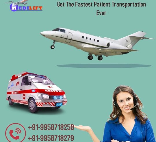 Fastest ICU Air Ambulance Service in Guwahati by Medilift
