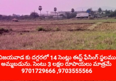 14 Cents East Facing Land for Sale Near Vijayawada