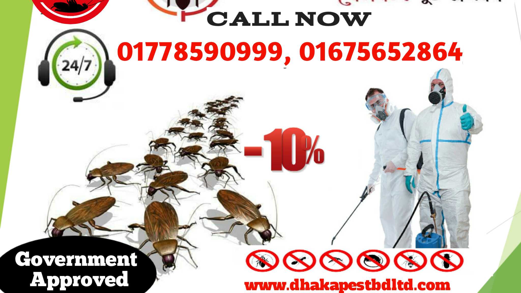Pest Control Services in Dhaka, Bangladesh