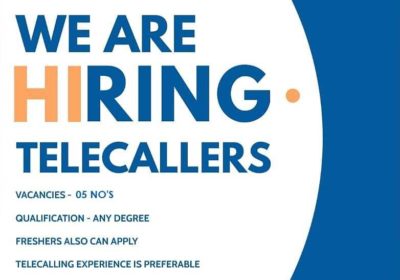 Telecallers Required in Madurai