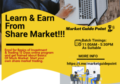 Online Classes on Share Market By Market Guide Point