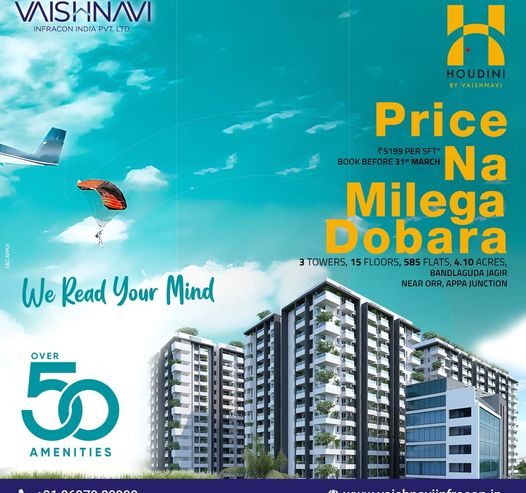 Top Builders in Hyderabad | New Flats for Sale in Hyderabad | Vaishnavi Infracon
