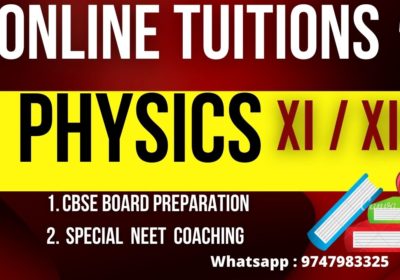 BR ONLINE TUITION CLASSES IN KOCHI – CBSE PHYSICS XI AND XII