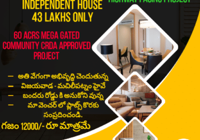 CRDA Approved Plots & Independent Homes For Sale at Kankipadu – Vijayawada