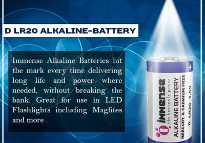Ultra D Size Alkaline Battery With High Performance Immense