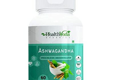 Health Veda Organics Ashwagandha Tablets For Anxiety, Stress Relief & Immunity Booster