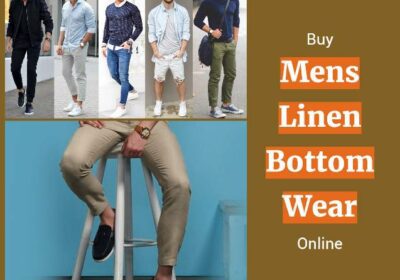Buy Mens Linen Bottom Wear Online | LinenClub.com