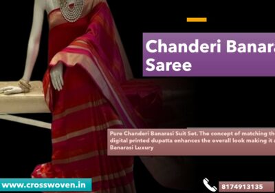 Buy Pure Chanderi Banarasi Suit