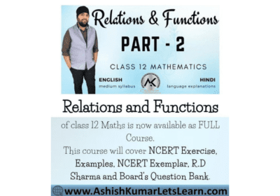 Relations and Functions Class 12 Maths NCERT Solutions