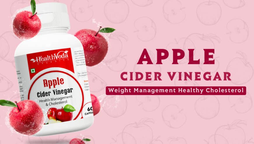 Health Veda Organics Apple Cider Vinegar Capsule | Weight Management & Gut Health