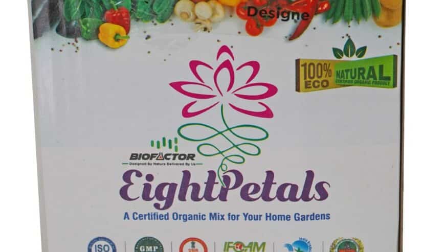 Eight Petals Home Garden Kit – Organic Bio Fertilizer For Plants with Micro Nutrients