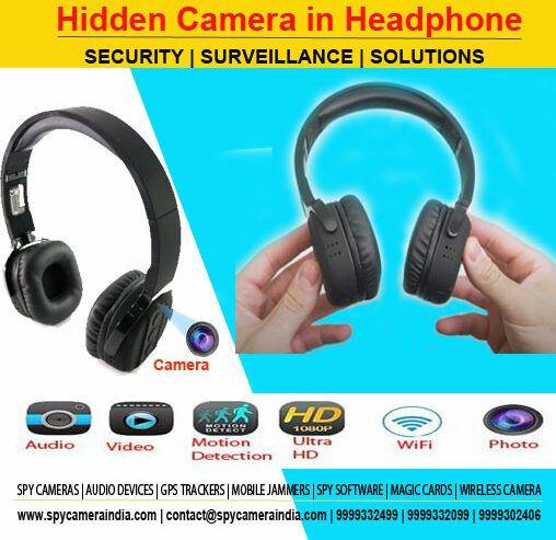 Hidden Camera in Headphone Speaker | Spy Camera India