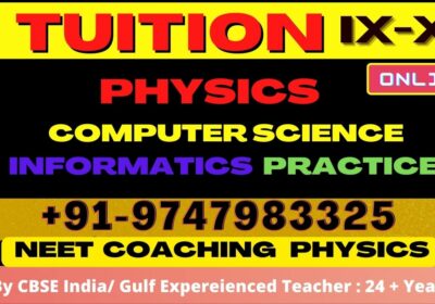Best Tuition Center For Physics/CS/IP/XI-XII in Kochi