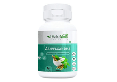 Buy Health Veda Organics Ashwagandha Tablets For Stress Relief
