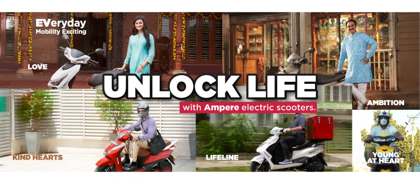Electric Vehicles Designs and Manufactures Industry in India | Ampere Electric Vehicles