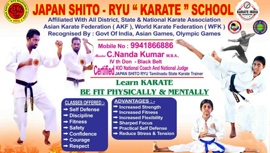 Japan Shito Ryu Karate School @ Pattabiram, Chennai