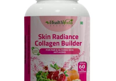 Health Veda Organics Skin Radiance Collagen Builder Capsules For Glowing, Anti-Aging Skin