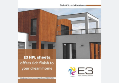 HPL Cladding Sheets Manufacturer in India | E3