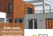 HPL Cladding Sheets Manufacturer in India | E3