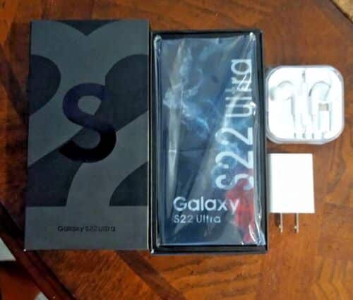 Samsung Galaxy S22 Ultra SM-S908U – 512GB – Burgundy (Unlocked) in Canada