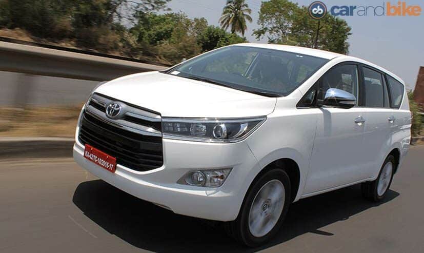 Toyota Innova Crysta Car Hire & Rental in Bangalore | SV Cabs