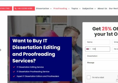 Best IT Dissertation Proofreading Services in UK | Dissertation Writing Help 