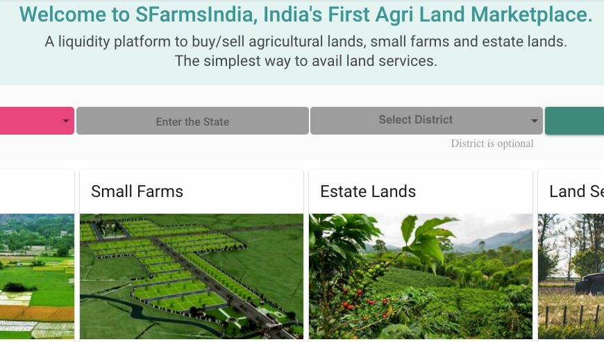 India’s First Agri Land Marketplace | SFarmsIndia