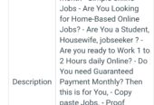 Online Jobs For All – Simple Copy Paste Jobs