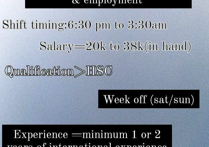 Urgent Requirement For Customer Services Jobs in Vashi, Maharashtra