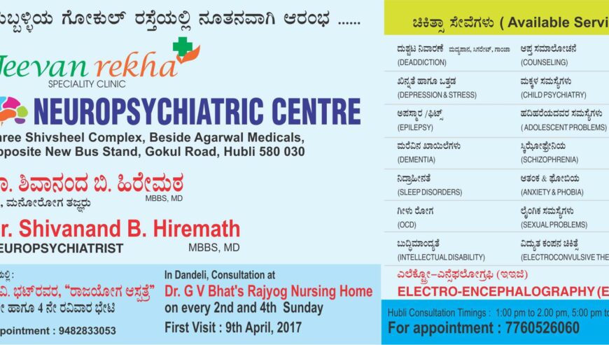 Best Psychiatrist in Hubli, Dharwad | DR. SHIVANAND B