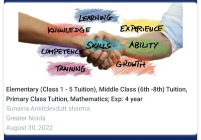 Available Tuition Classes For Class 3rd To 8th in Greater Noida