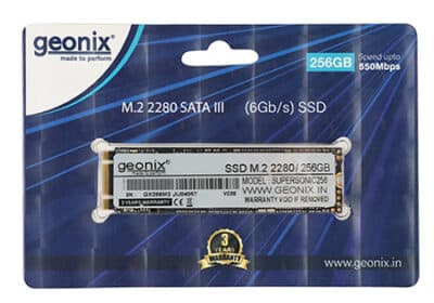 Buy Geonix SSD M.2-256 GB with 3 Years Warranty