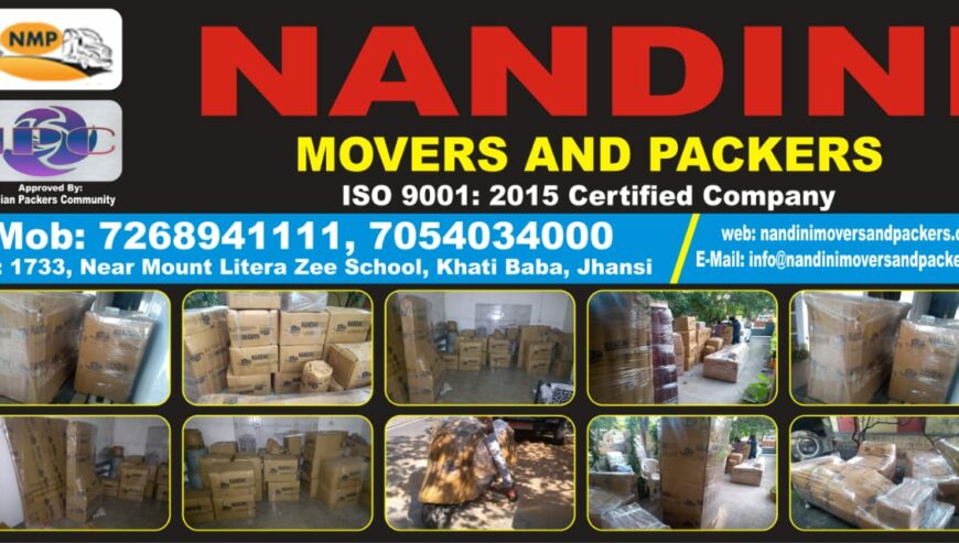 Safe and Affordable Packers & Mover in Jhansi, UP | Nadini Packers