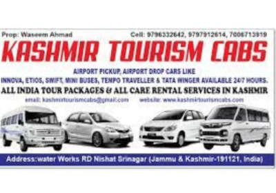 Best Car Rental Services in Srinagar, J&K | Kashmir Tourism Cabs
