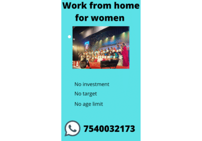 Work From Home For Women – No any Investment