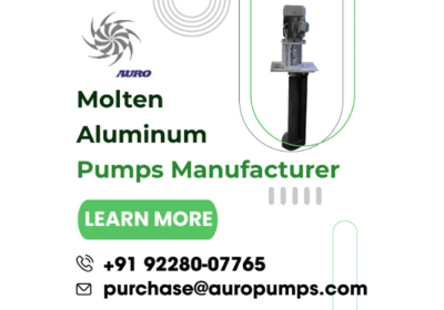 Molten Aluminum Pumps Manufacturer in India | Auro Pumps