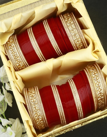 Get Latest Bridal Chuda Online at Lowest Price | Anuradha Art Jewellery