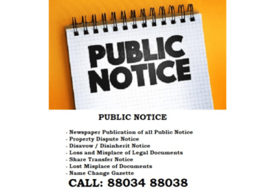 Best Public Notices Services in Mumbai | HK Associate