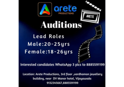 Auditions For Male and Female Lead Roles For Short Films in Vijayawada | Arete Production